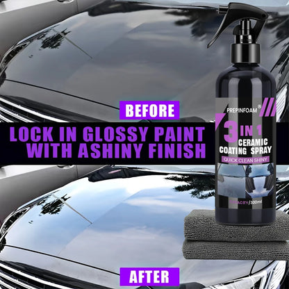 3 in 1 Car Ceramic Liquid Coating Spray