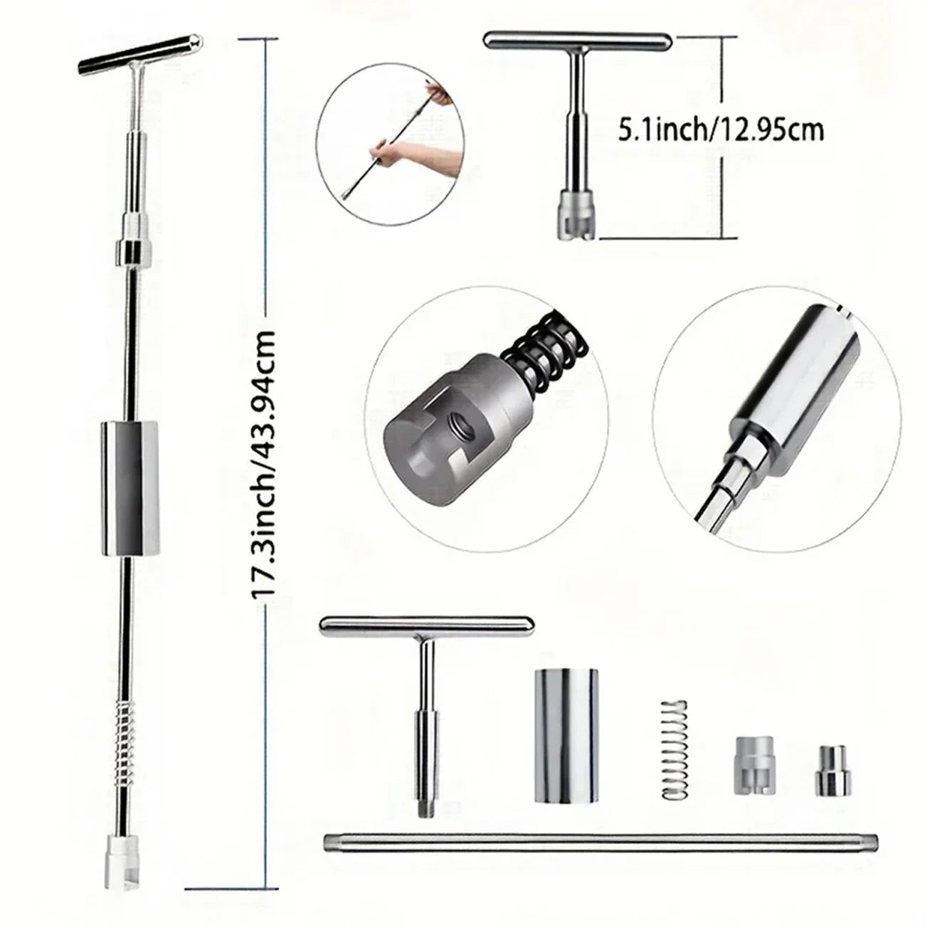 Paint less Dent Repair Kit PDR TOOL KIT