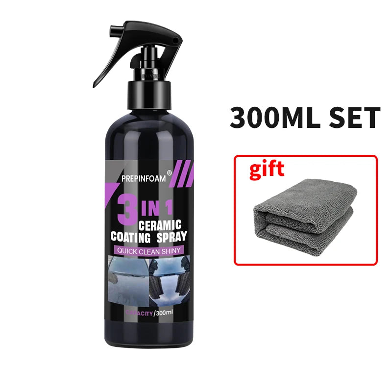 3 in 1 Car Ceramic Liquid Coating Spray